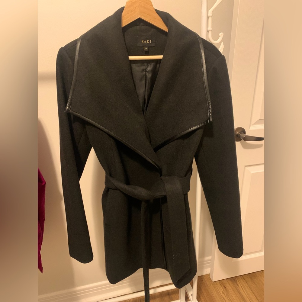 Saki Wool Dress Coat